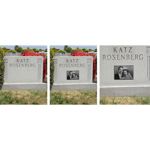 Customized Laser Engraved Memorial Plaque | Landscape Layout