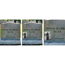 Load image into Gallery viewer, Customized Laser Engraved Memorial Plaque | Portrait Layout